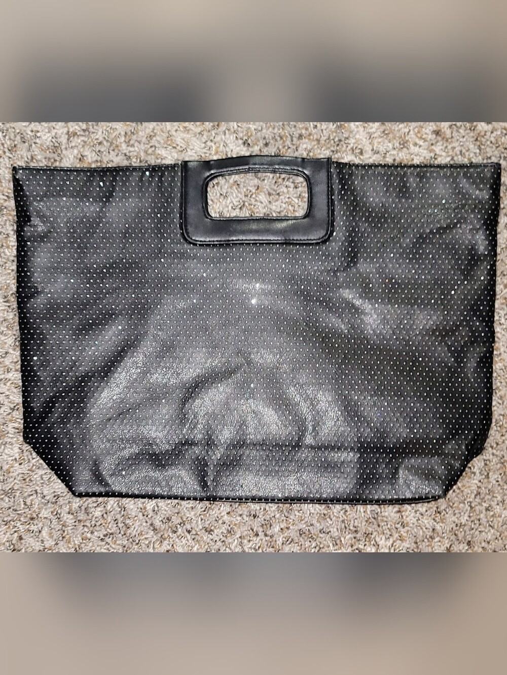 SPARKLY Black Laptop Bag